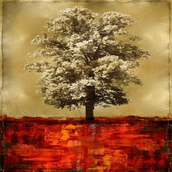 Stately - Red on Gold