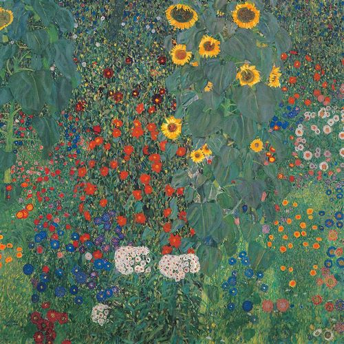 Klimt, Gustav 아티스트의 Garden with Sunflowers작품입니다.