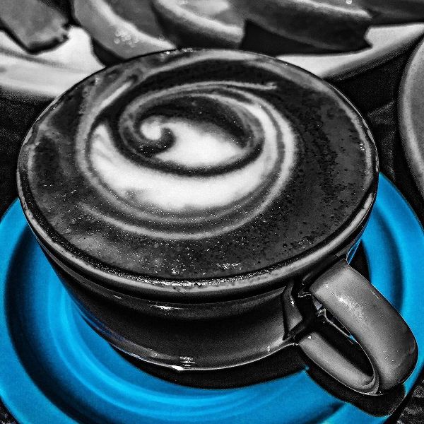 Latte Swirl Blue