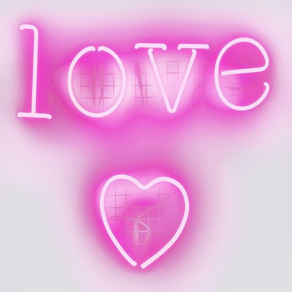 Neon Love Heart PW
