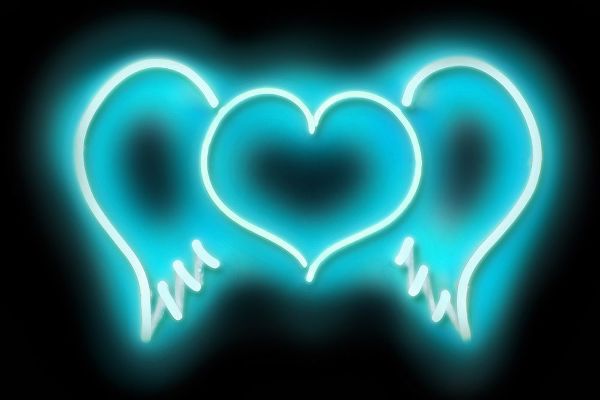 Neon Heart Wings AB