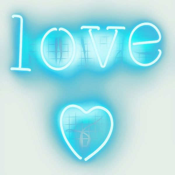 Neon Love Heart AW