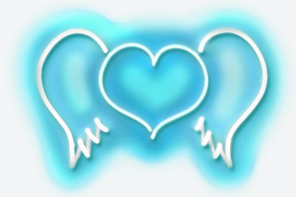 Neon Heart Wings AW