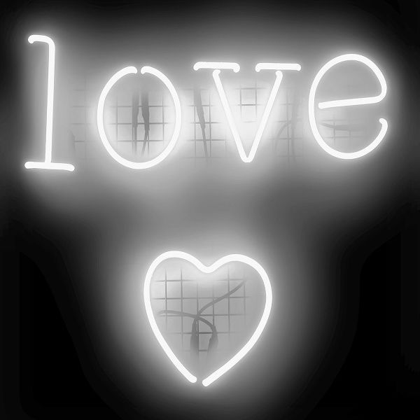 Neon Love Heart WB