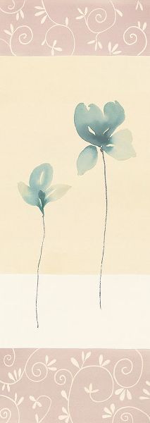 Blondel, Marianne 아티스트의 Fleurs bleues et ornements I작품입니다.