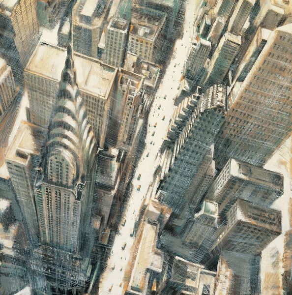 Daniels, Matthew 아티스트의 Aerial View Chrysler Bldg작품입니다.