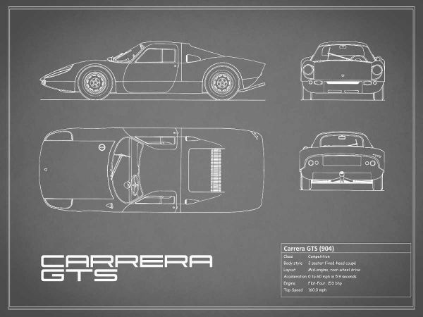 Porsche Carrera GTS-Grey