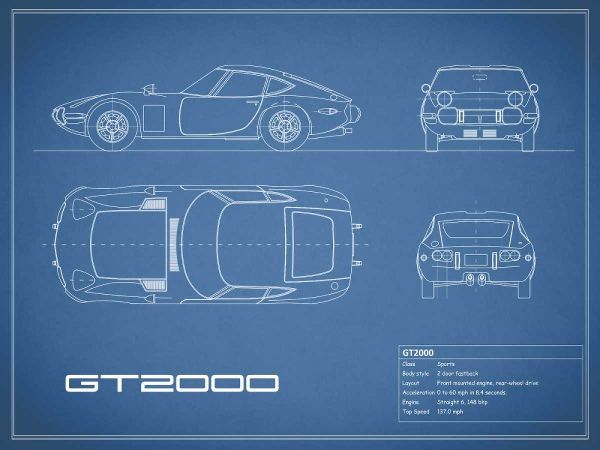 Toyota GT2000-Blue
