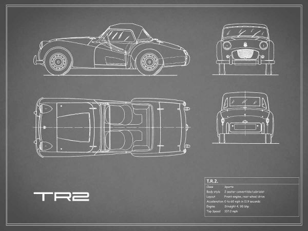 Triumph TR2-Grey