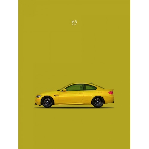 BMW M3 E92 Yellow