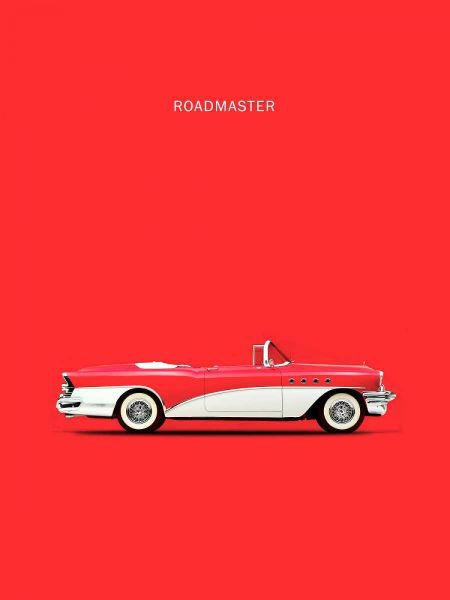 Buick Roadmaster 55 Red