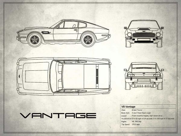 Aston V8 Vantage White