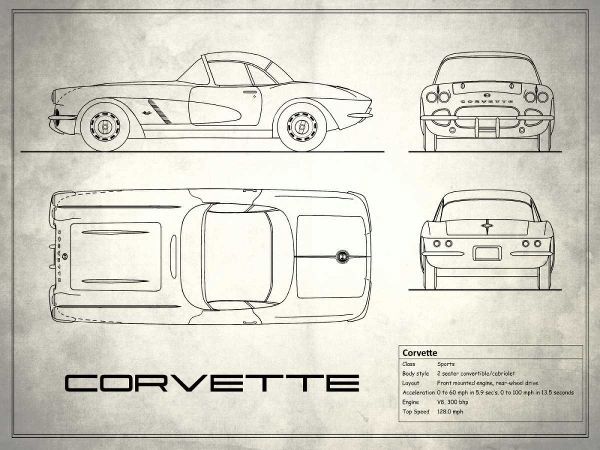 Corvette 33BHP White