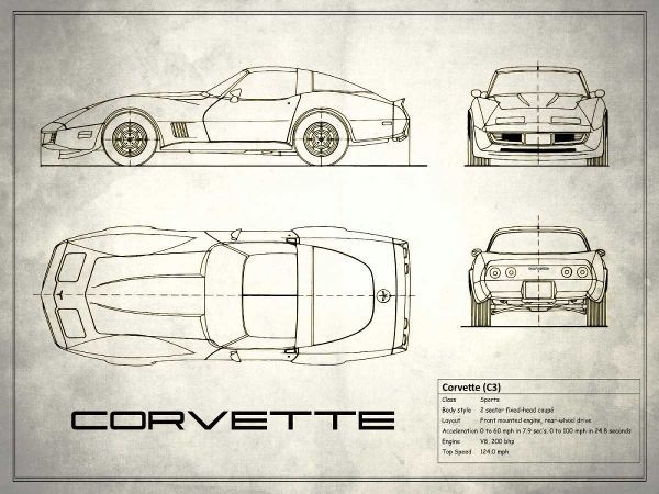 Corvette C3 White