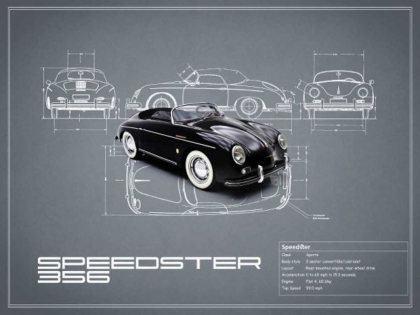 Porsche Speedster 1959 White