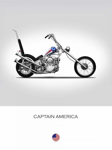 Harley Davidson Captain Americ