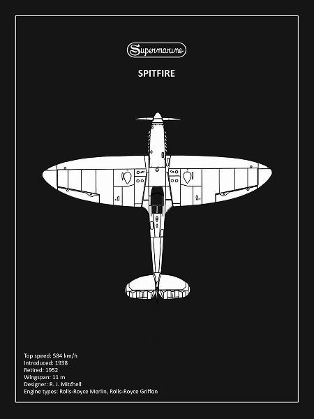 BP Supermarine Spitfire Black
