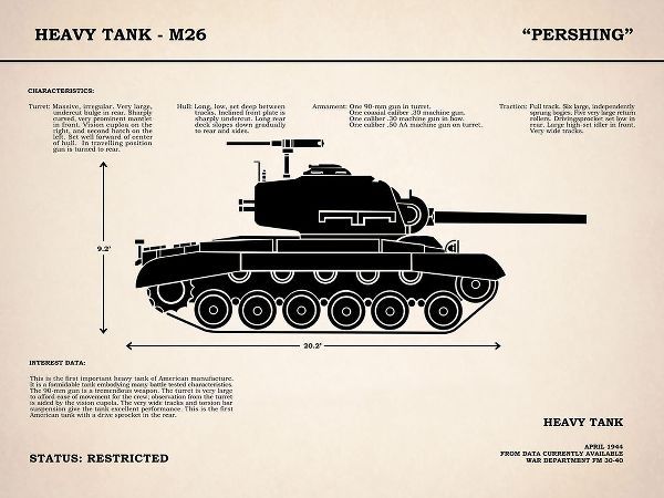 Rogan, Mark 작가의 M26 Pershing Tank 작품