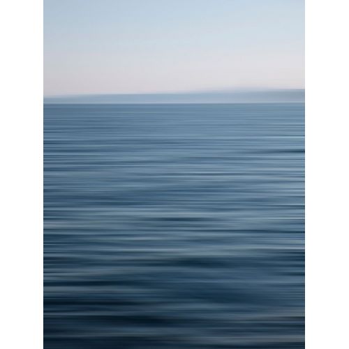 Abstract blue horizon