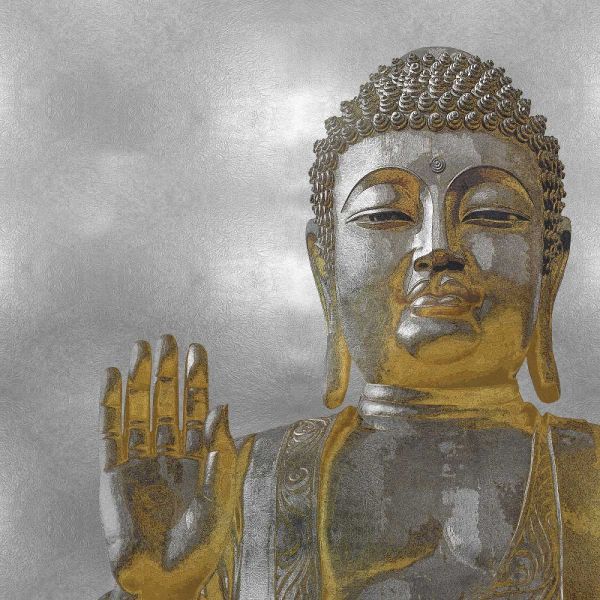 Silver and Gold Buddha