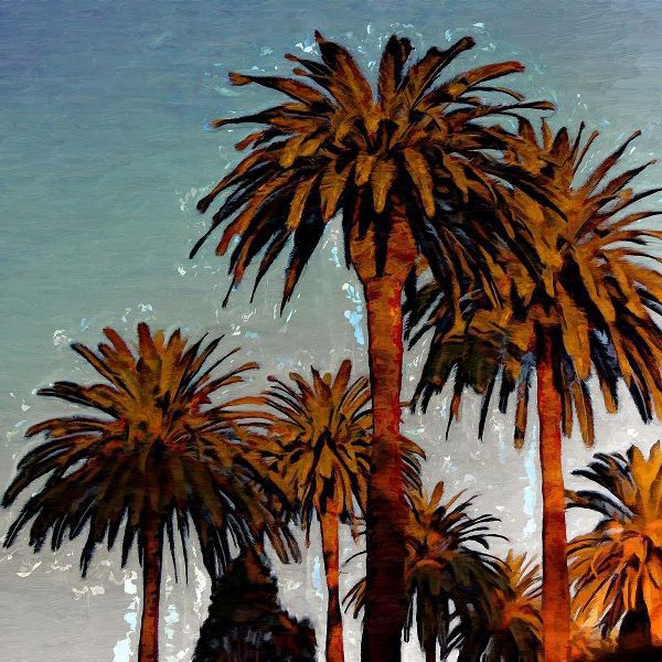 Palm Trees In Twilight II