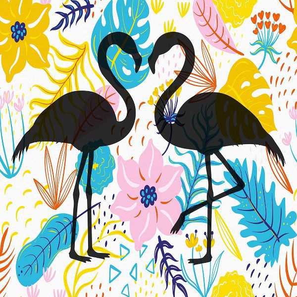 Bolokofsky, Ronald 아티스트의 Flamingo Garden II작품입니다.