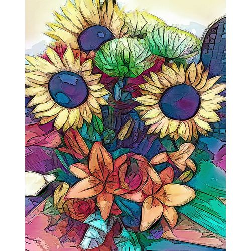 Bolokofsky, Ronald 아티스트의 Western Sunflowers I작품입니다.