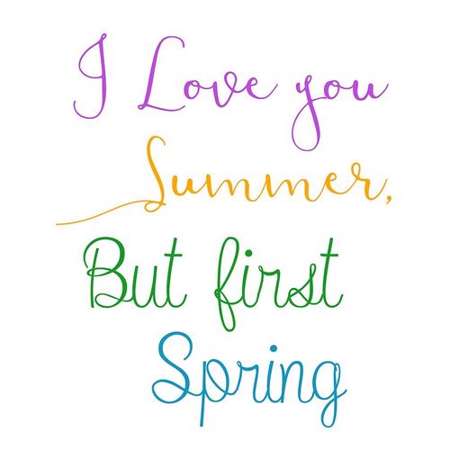 But First Spring