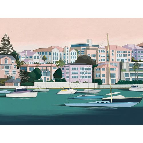 Urban Road 아티스트의 Yacht Club Canvas Art Print 작품