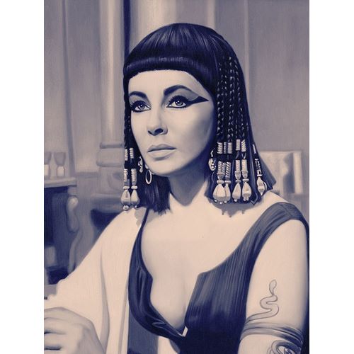 Cleopatra Blue Poster