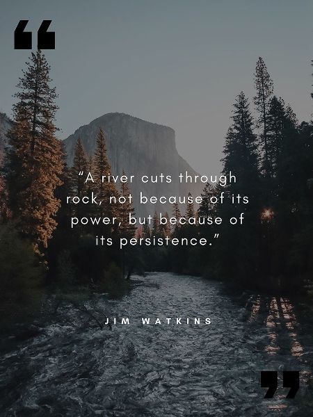 Jim Watkins Quote: Persistence