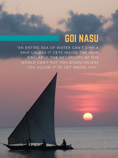 Goi Nasu Quote: Entire Sea of Water
