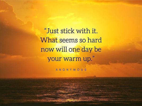 Artsy Quotes Quote: Stick With It