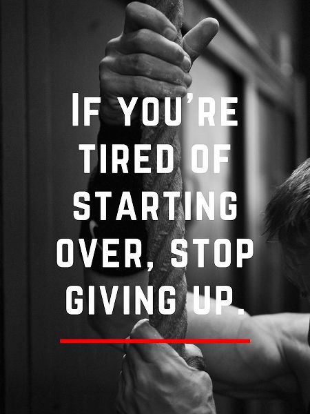 Artsy Quotes Quote: Stop Giving Up