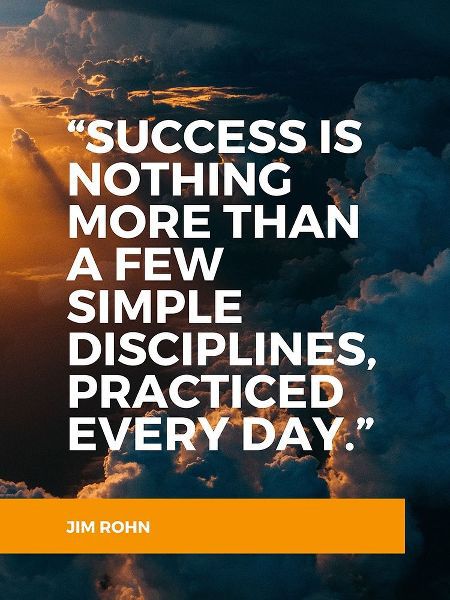 Jim Rohn Quote: Success is Nothing
