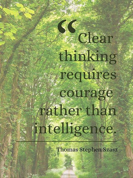 Thomas Stephen Szasz Quote: Clear Thinking