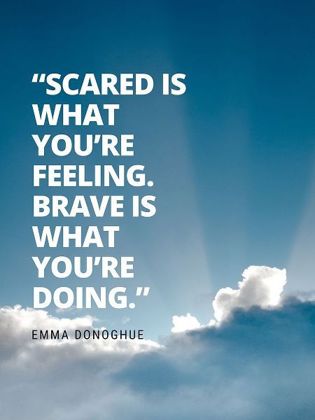 Emma Donoghue Quote: Sacred and Brave