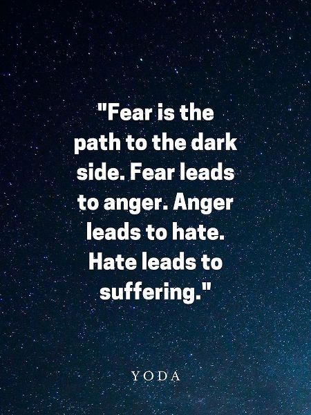 Yoda Quote: Fear is the Path