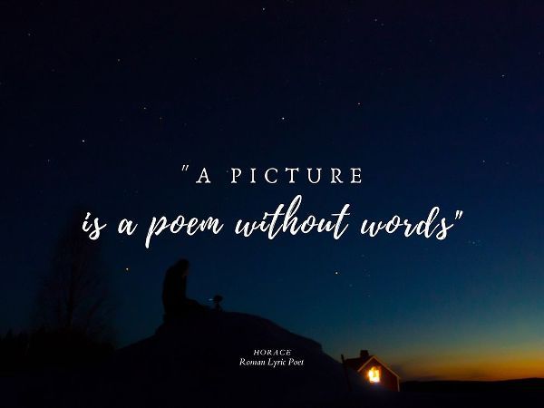 Horace Quote: A picture is a Poem