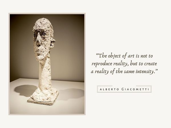 Alberto Giacometti Quote: Reality