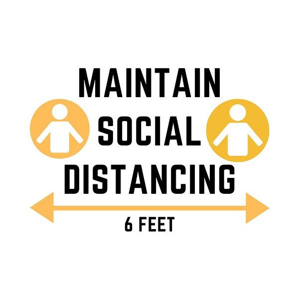 Artsy Quotes Quote: Maintain Social Distancing