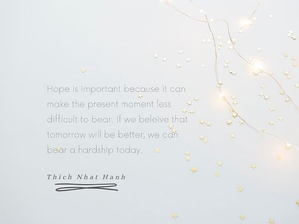 Thich Nhat Hanh Quote: Hope is Important