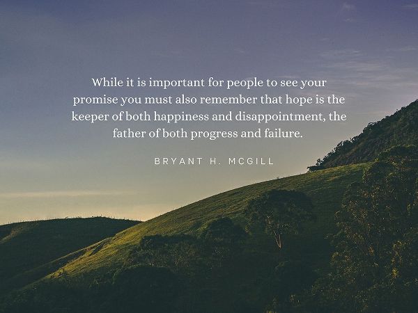Bryant H. McGill Quote: Progress and Failure