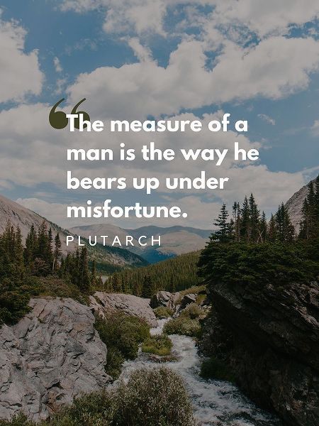 Plutarch Quote: Misfortune