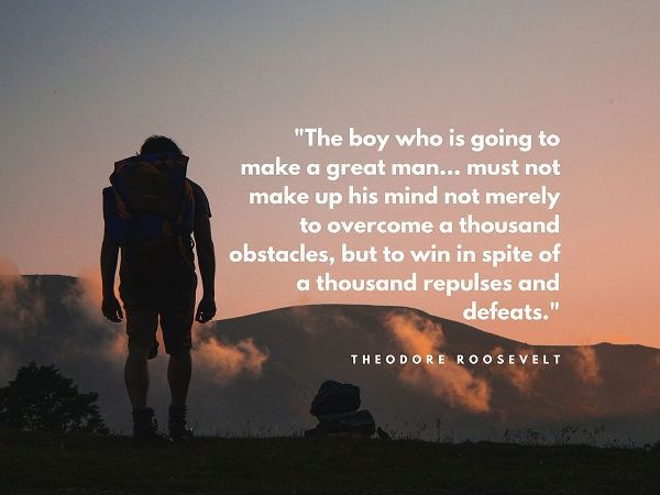 Theodore Roosevelt Quote: A Great Man