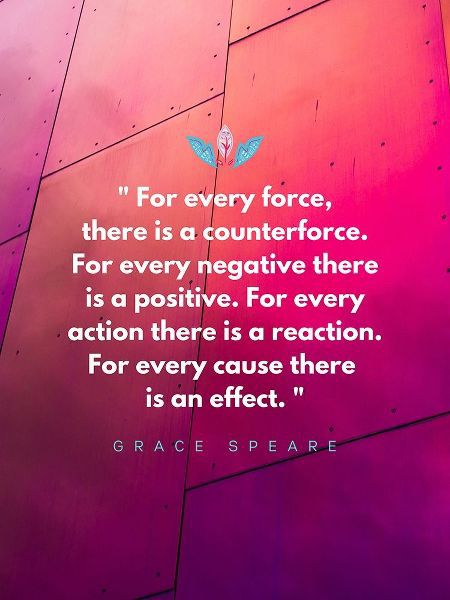 Grace Speare Quote: Every Force