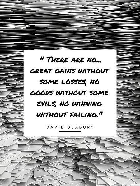 David Seabury Quote: Great Gains