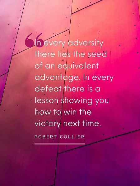 Robert Collier Quote: Every Adversity