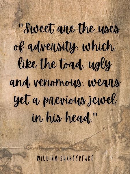 William Shakespeare Quote: Ugly and Venomous