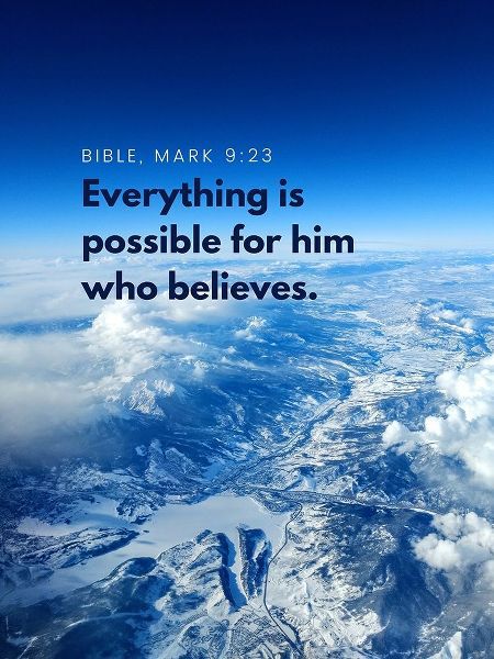 Bible Verse Quote Mark 9:23